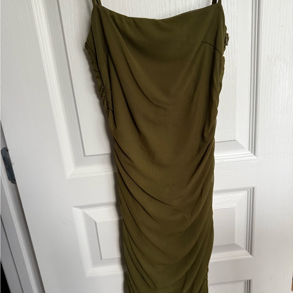 Princess Polly Olive Mini Dress